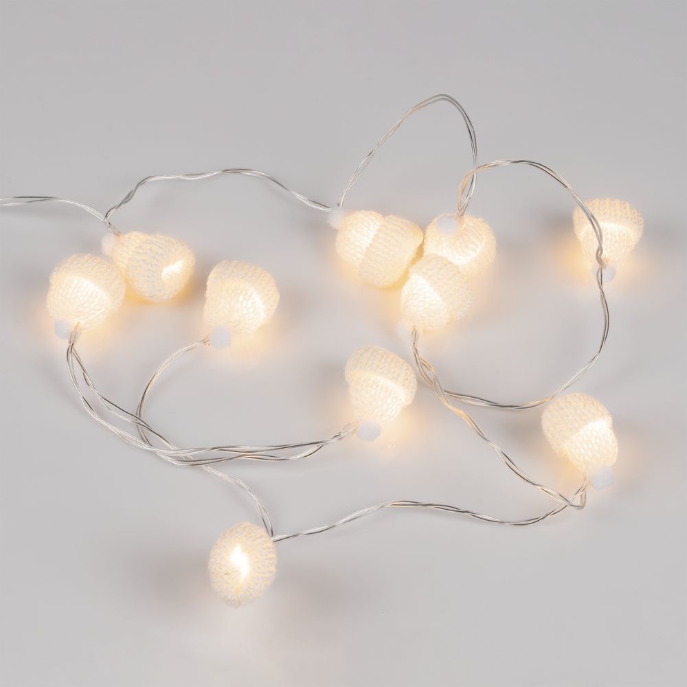 PS171025977 Гирлянда Cosy Poms, белая