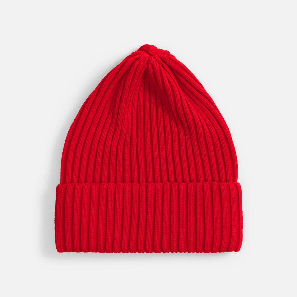 PS1710255016 teplo. Шапка Yong, ярко-красная