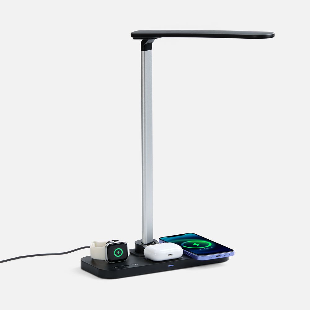 PS171025342 Uniscend. Настольная лампа с беспроводной зарядкой Power Light, черная