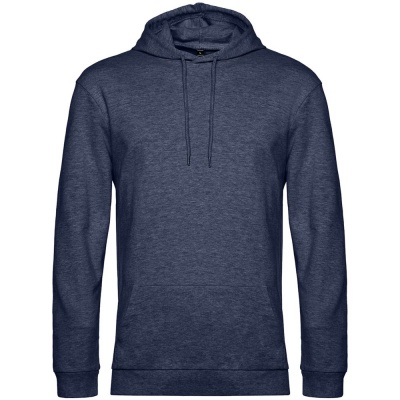 PS2102084283 BNC. Толстовка с капюшоном унисекс Hoodie, синий меланж