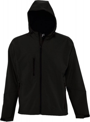 PS1701022122 Sol&#39;s. Куртка мужская с капюшоном Replay Men 340, черная