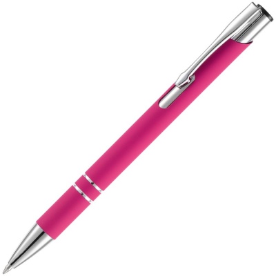 PS2408261482 Open. Ручка шариковая Keskus Soft Touch, розовая