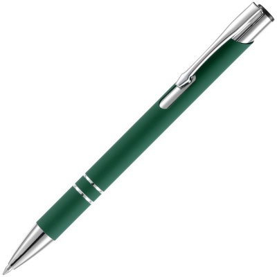 PS2408261483 Open. Ручка шариковая Keskus Soft Touch, зеленая