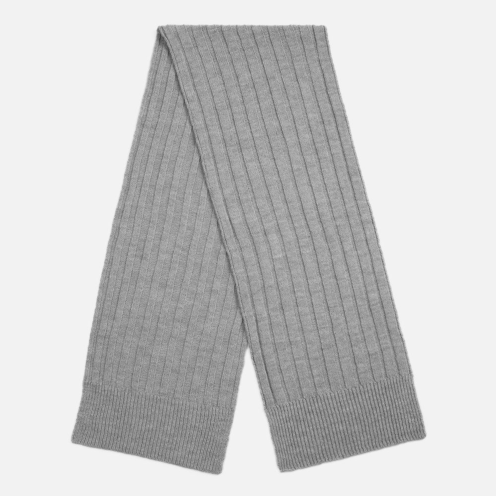 PS1710254820 Sherst. Шарф Bellish, светло-серый меланж