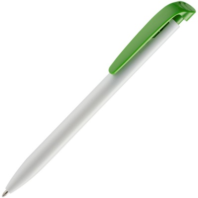 PS2102086282 Open. Ручка шариковая Favorite, белая с зеленым