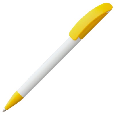 PS1701024436 Prodir. Ручка шариковая Prodir DS3 TPP Special, белая с желтым
