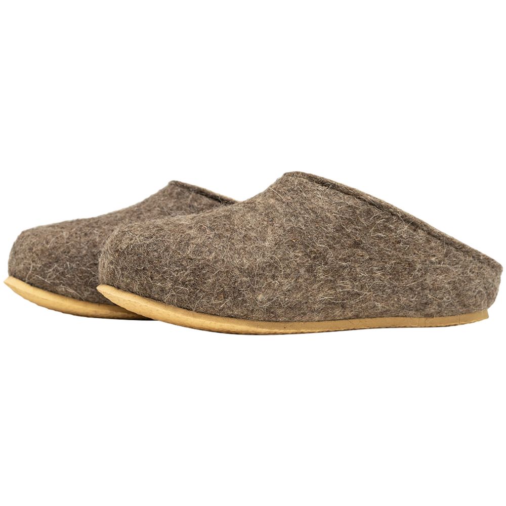 PS1710252502 Snegi. Домашние валенки Step, серо-коричневые (натуральные)