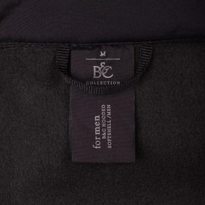 PS2004782 BNC. Куртка мужская Hooded Softshell черная