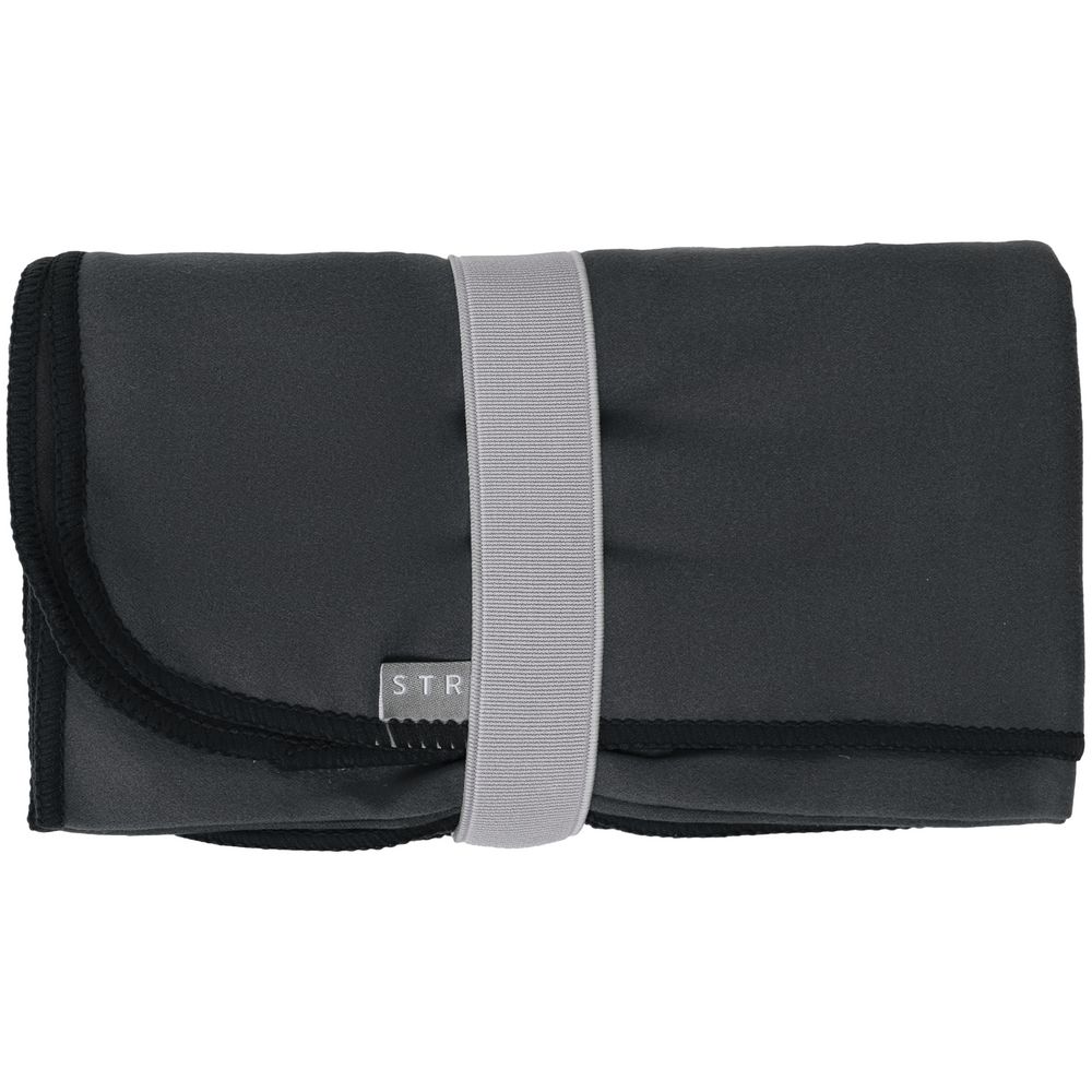PS1710254309 Stride. Спортивное полотенце Vigo Medium, темно-серое (графит)