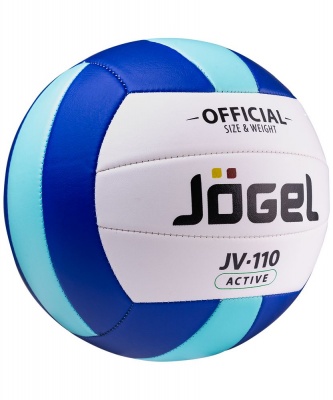 PS2102089343 Jogel. Волейбольный мяч Active, синий с мятным