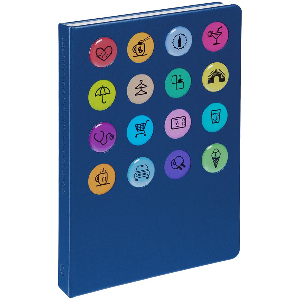 PS2408236392 Inspire. Ежедневник &laquo;История изобретений&raquo;, недатированный, синий