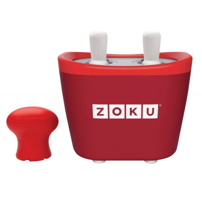 PS2102088810 Zoku. Набор для приготовления мороженого Duo Quick Pop Maker, красный