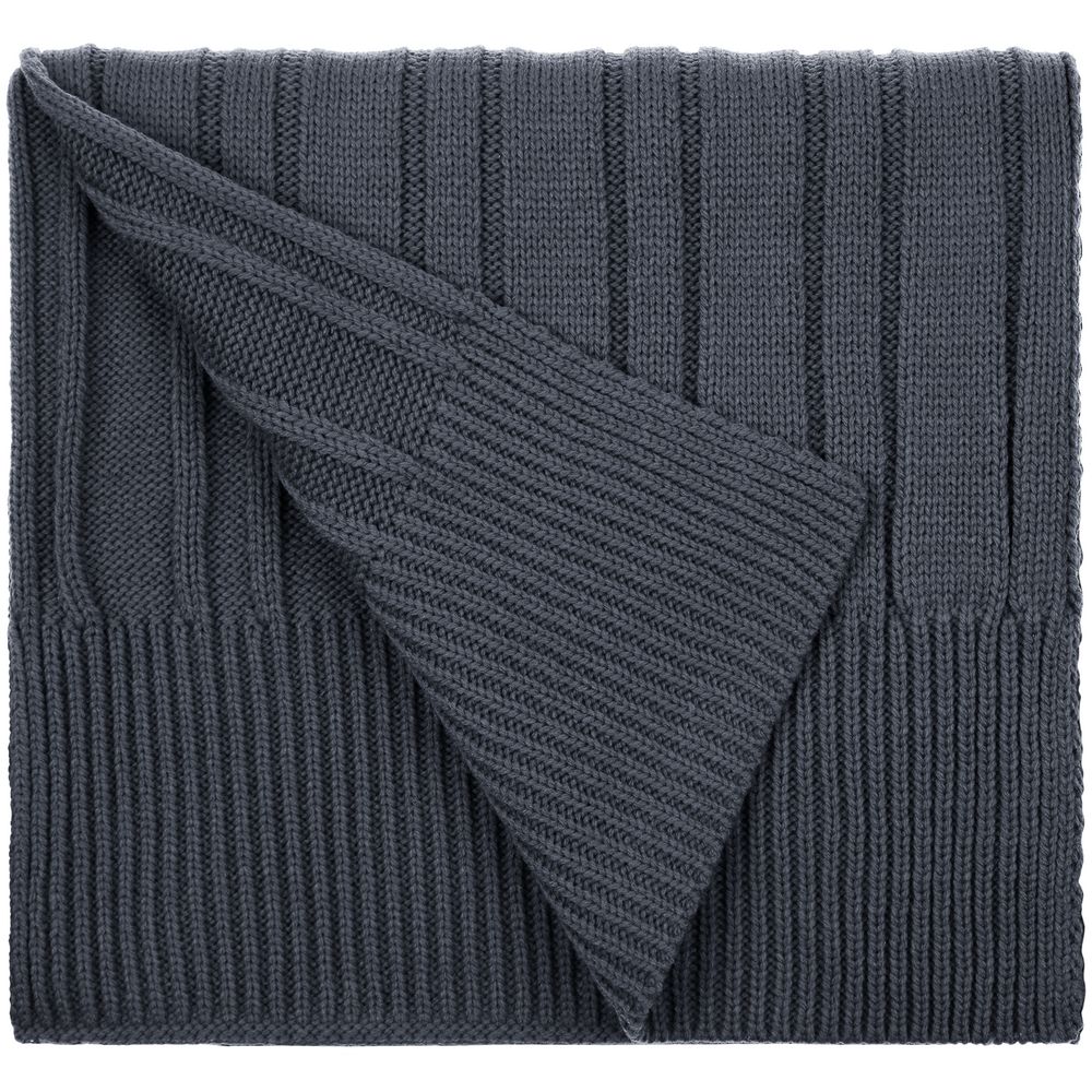 PS1710251548 teplo. Шарф Knit Beat, серый (графит)