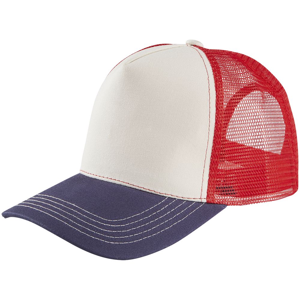 PS1710253009 Sol&#39;s. Бейсболка Blink, молочная с красным