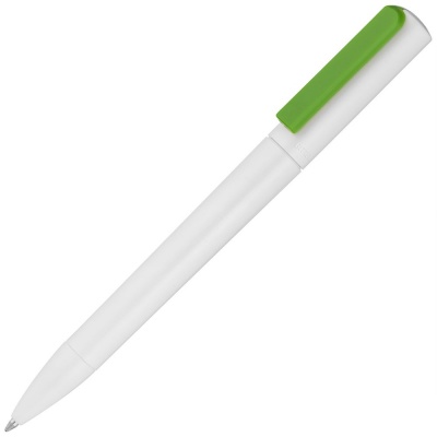 PS2006856 Ritter-Pen. Ручка шариковая Split White Neon, белая с зеленым