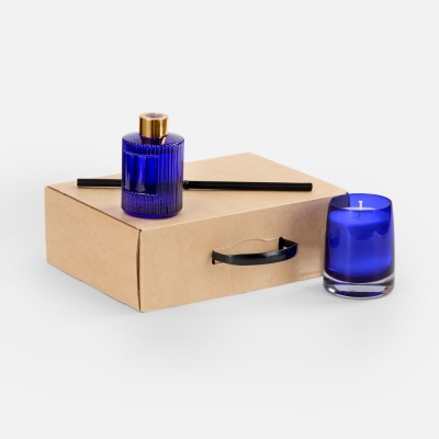 PS1710255517 Very Marque. Набор Fragnola, пряная древесина и кардамон, темно-синий