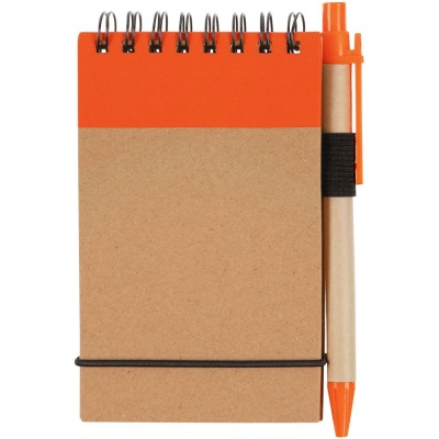 PS2203158870 Блокнот на кольцах Eco Note с ручкой, темно-оранжевый