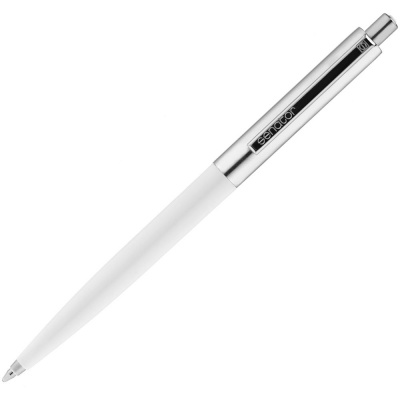 ST17B-WHT3C Senator Point. Шариковая ручка  POINT Polished Metal  SENATOR, белая с металлом