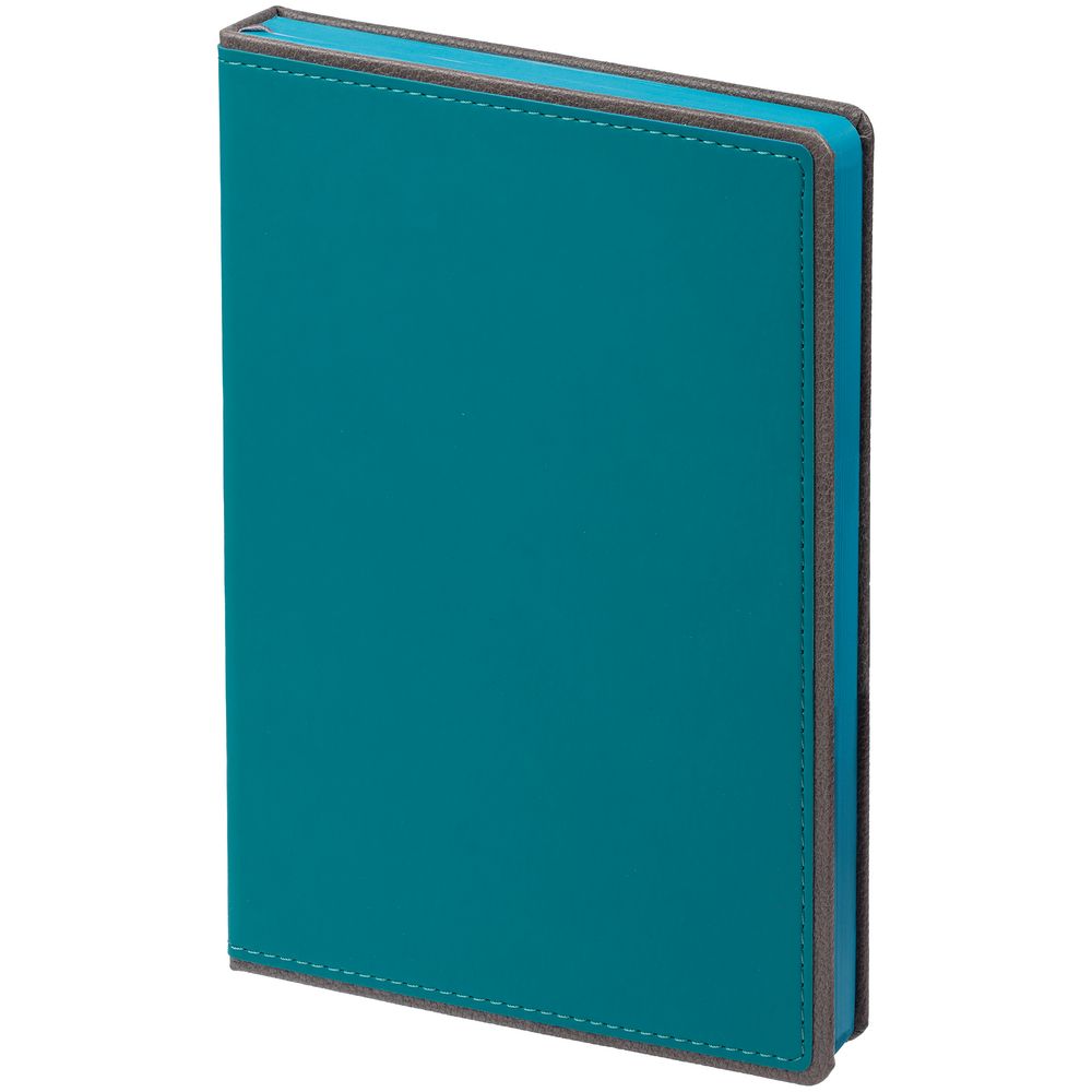 PS2408238340 Контекст. Ежедневник Frame, недатированный, бирюзовый с серым