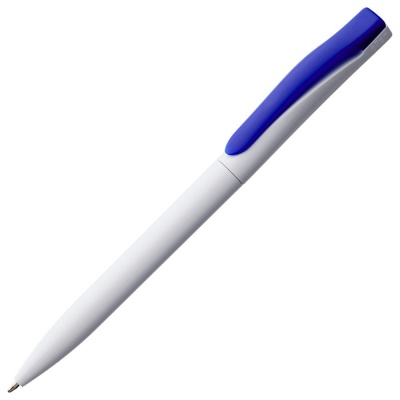 PS15097081 Open. Ручка шариковая Pin, белая с синим