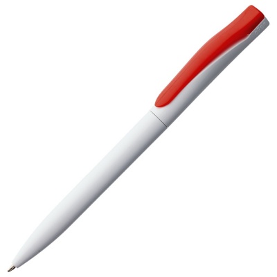 PS15097082 Open. Ручка шариковая Pin, белая с красным