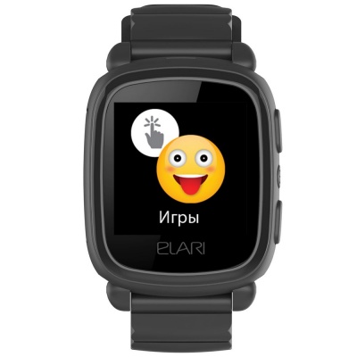 PS2102089563 Elari. Умные часы для детей Elari KidPhone 2, черные
