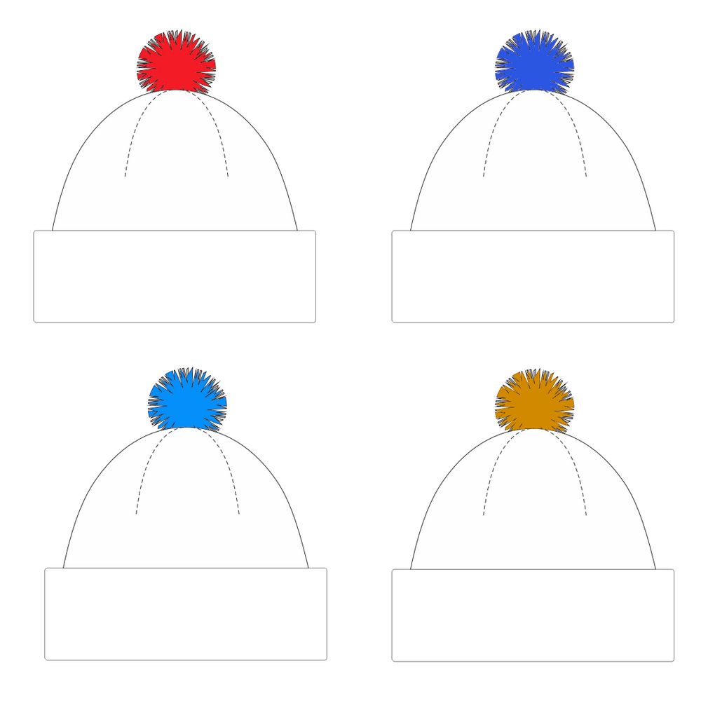 PS2408233305 сделано в России. Помпон Bobble, S