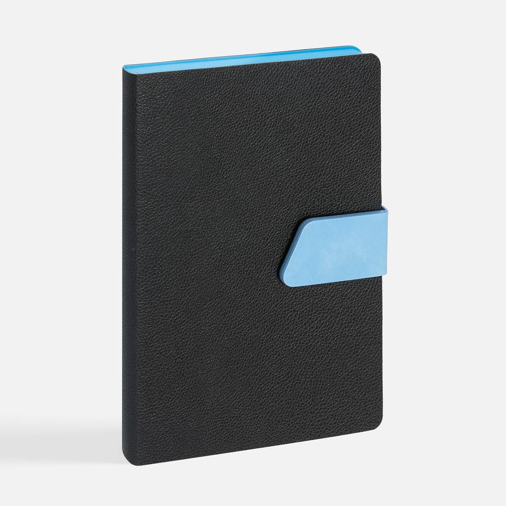 PS1710254566 Контекст. Ежедневник Boom, недатированный, черный с голубым