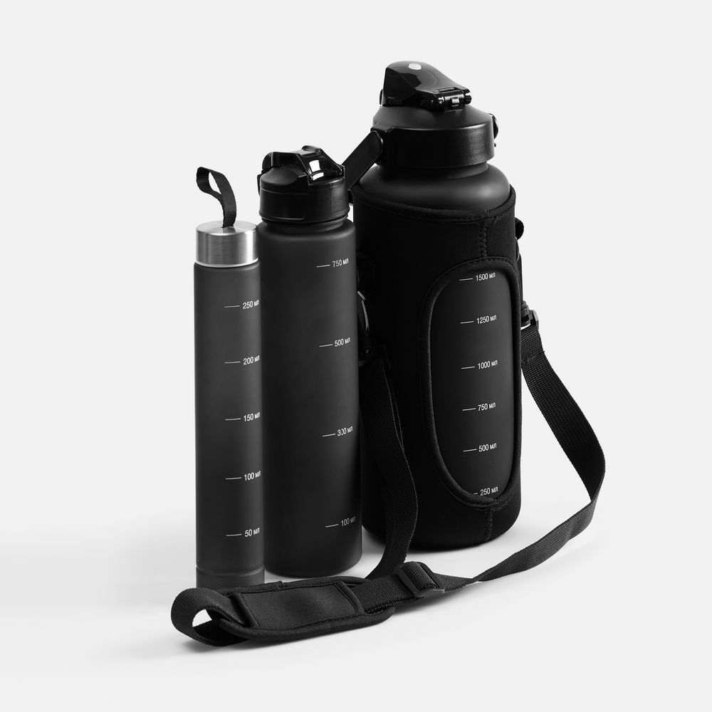 PS1710252941 Набор спортивных бутылок Aquapack, черный