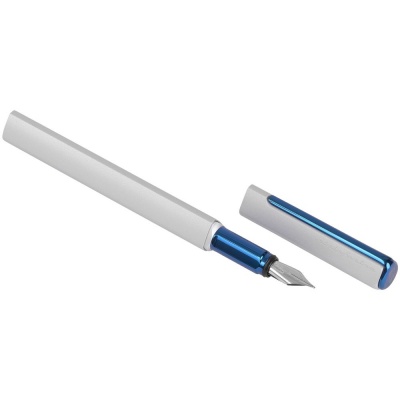 PS2408232847 Pininfarina. Ручка перьевая PF One, серебристая с синим