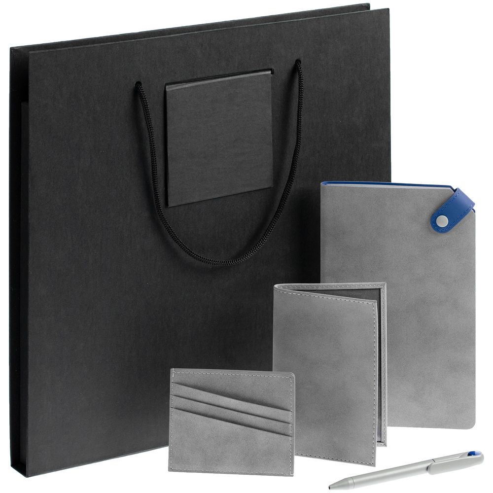 PS2408239156 Набор Nubuk Grey, серый с синим