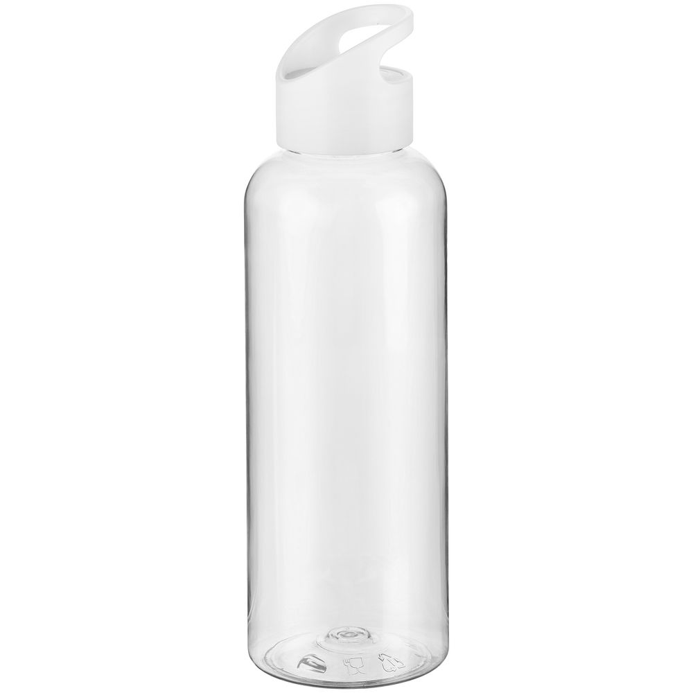 PS171025948 Бутылка для воды Plaske, прозрачная с белой крышкой