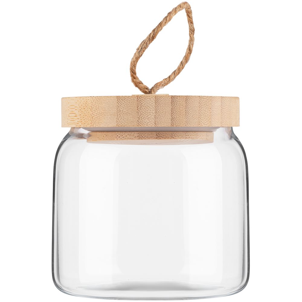 PS1710251722 Pasabahce. Банка с бамбуковой крышкой Woody S