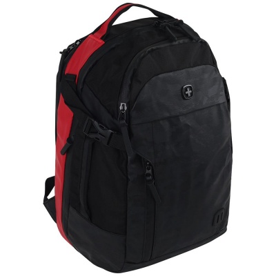 PS2203156018 SWISSGEAR. Рюкзак Swissgear Weekend, черный с красным