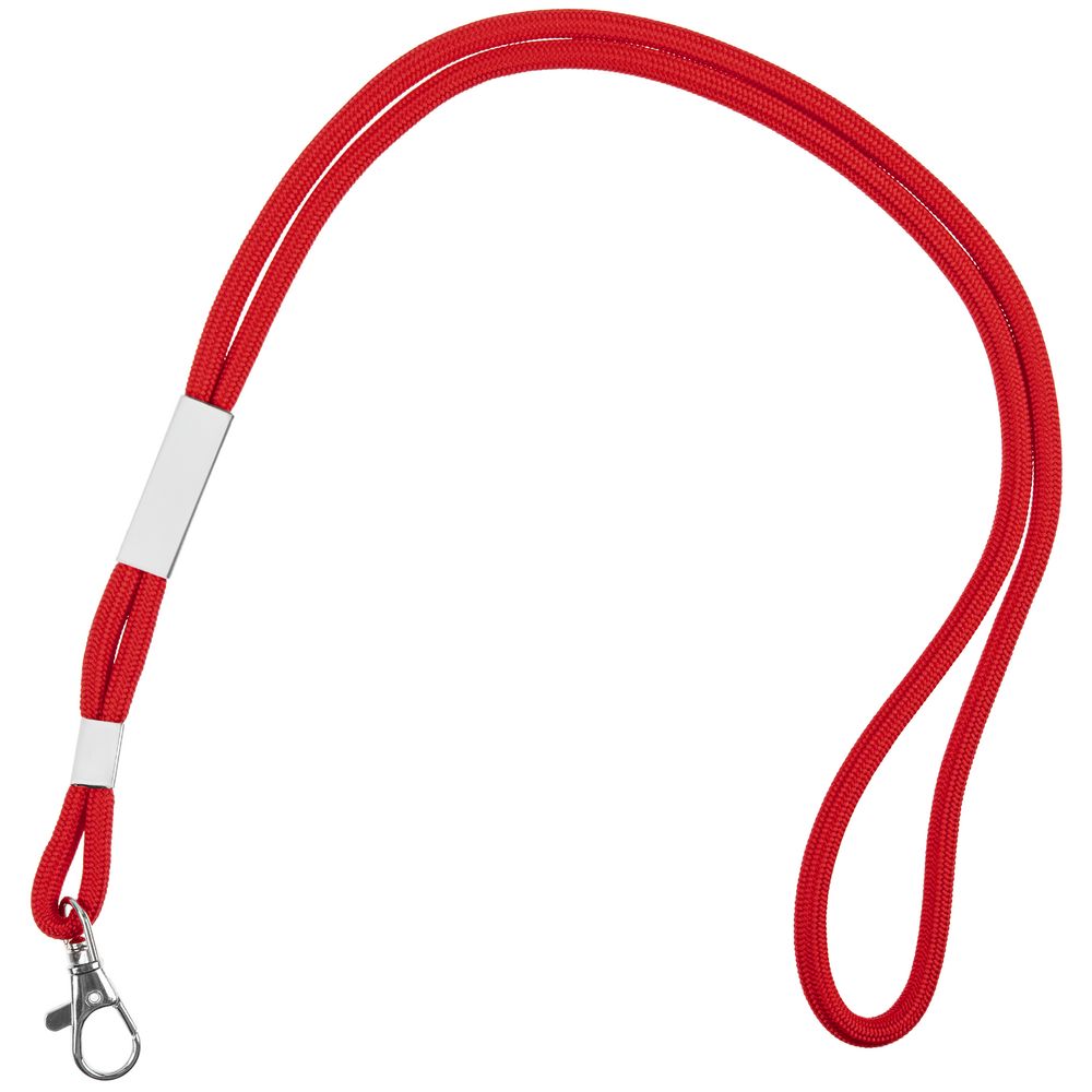 PS1710252999 Шнурок для бейджа Tube Metal, красный