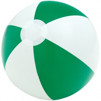 PS2203157818 Надувной пляжный мяч Cruise, зеленый с белым