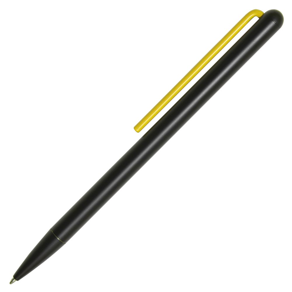 PS2408236858 Pininfarina. Шариковая ручка GrafeeX в чехле, черная с желтым
