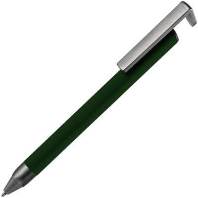 PS2408261116 Ручка шариковая Standic с подставкой для телефона, зеленая