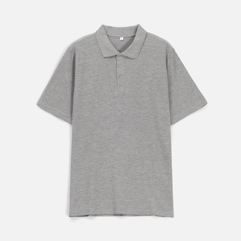 PS1710252226 Molti. Рубашка поло унисекс Tervise, серый меланж