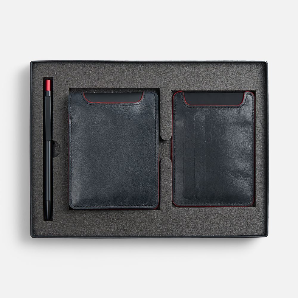 PS1710255248 Набор Arrival, черный с красным