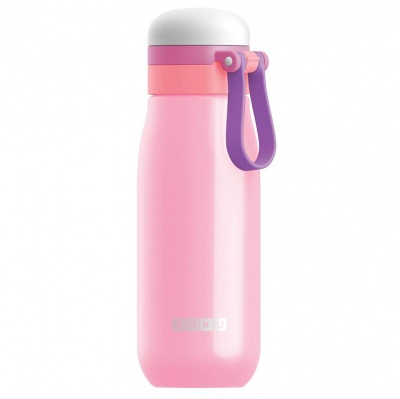 PS2102088791 Zoku. Вакуумная бутылка для воды Zoku, розовая