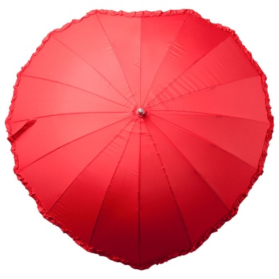 PS1UM-RED12 Зонт-трость &laquo;Сердце&raquo;, красный
