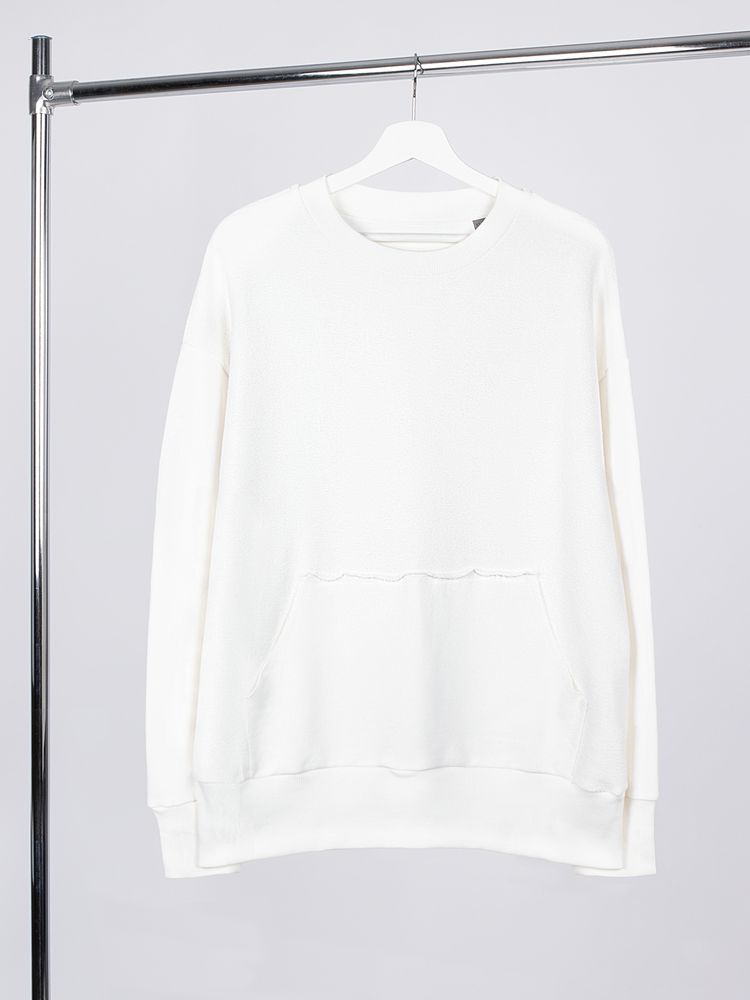 PS171025731 Manevr Vozduh. Свитшот оверсайз унисекс Vozduh, молочно-белый