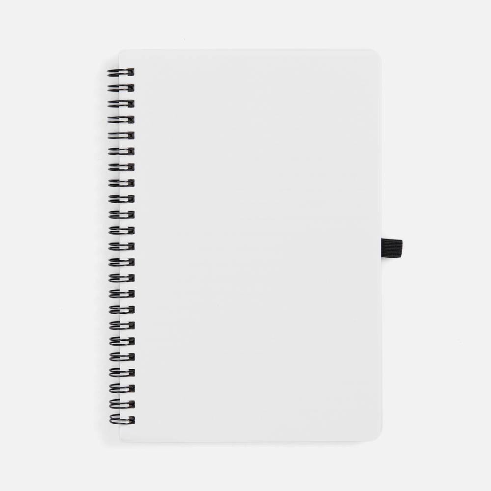 PS1710253185 Блокнот на пружине Stone Line, белый