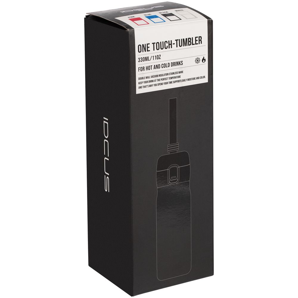PS2408239006 Ideus. Термобутылка One Touch, черная