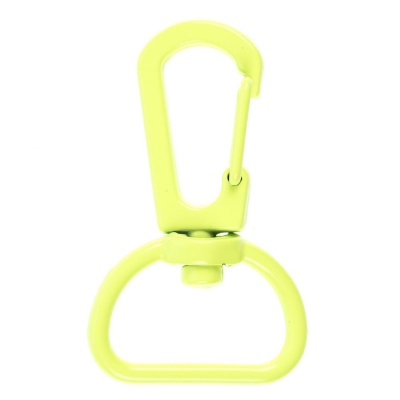 PS240826672 Застежка-карабин Snap Hook, M, желтый неон