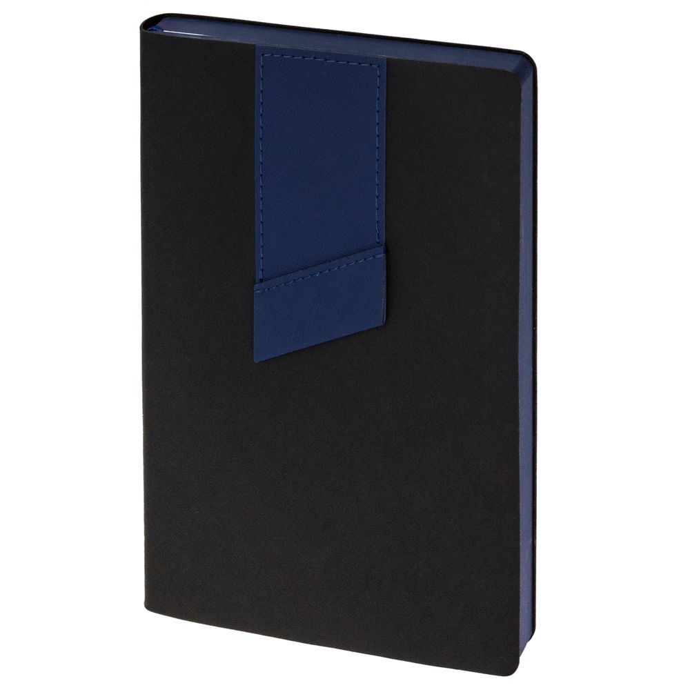PS1710254768 Адъютант. Ежедневник Bookmark, недатированный, черный с синим