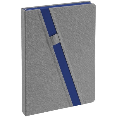 PS2408238071 Контекст. Ежедневник Rubikon, недатированный серо-синий