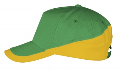 PS19TX-YEL Sol&#39;s. Бейсболка BOOSTER, ярко-зеленая с желтым