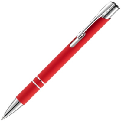 PS2408261478 Open. Ручка шариковая Keskus Soft Touch, красная